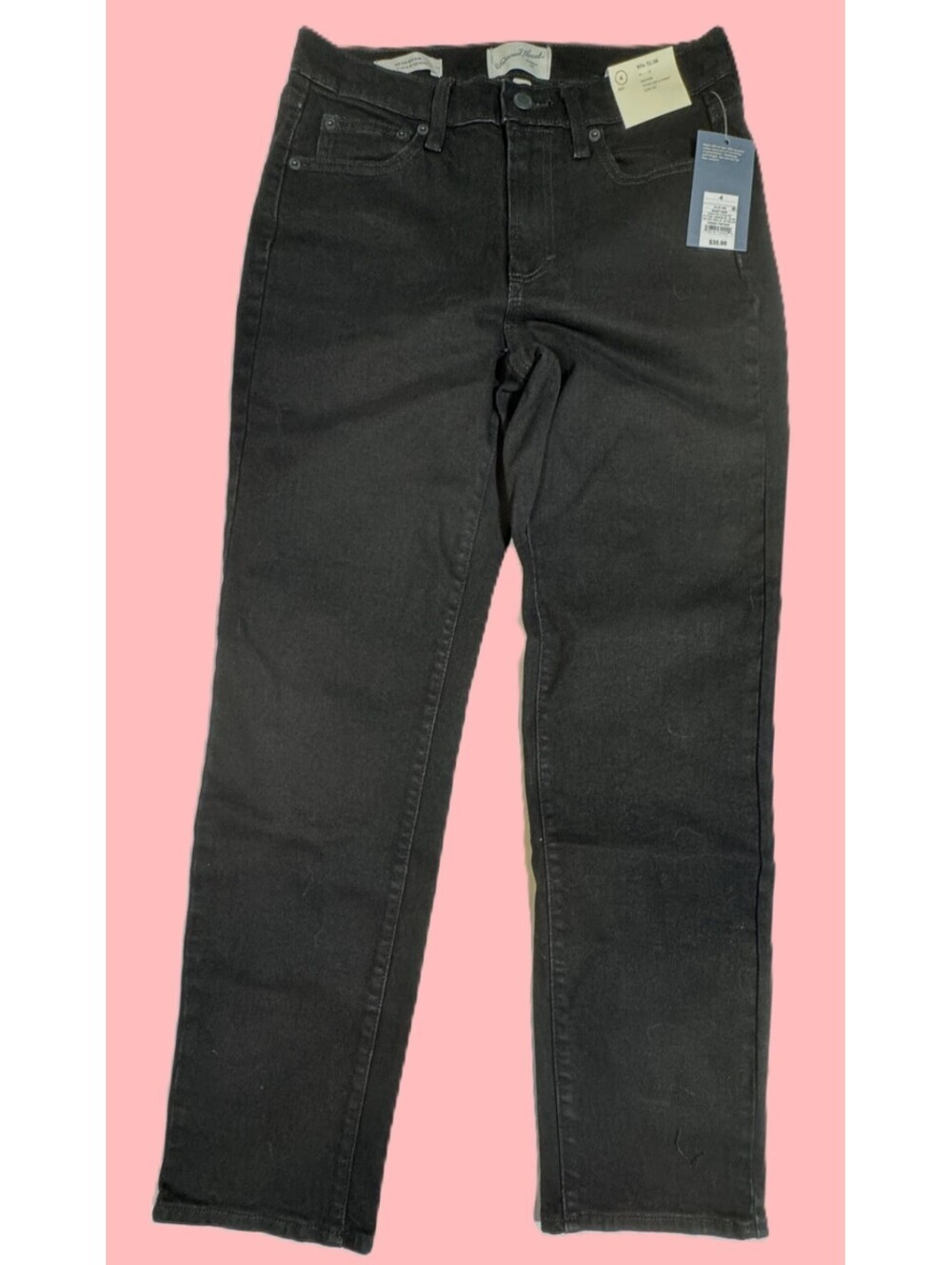 Universal Thread Black Ankle Jeans 80s Slim Mid Rise Womens Size 4 NEW!! NWT!!